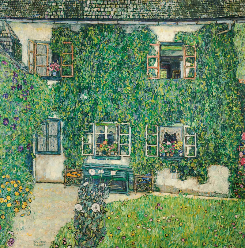 Casa de campo em Weissenbach - Gustav Klimt