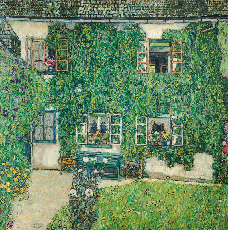 Casa de campo em Weissenbach - Gustav Klimt