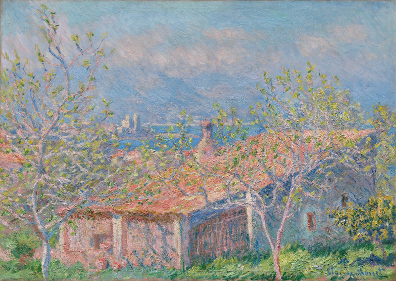 Casa do jardineiro em Antibes W1165 - Claude Monet