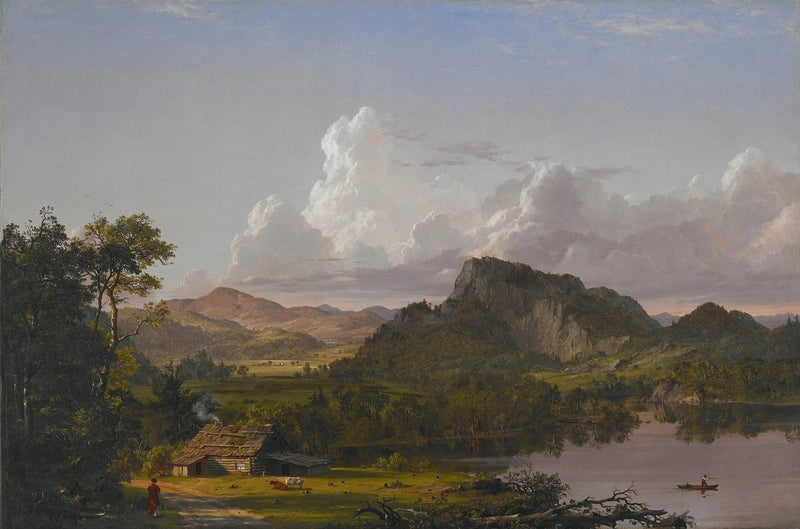 Casa perto do lago - Frederic Edwin Church