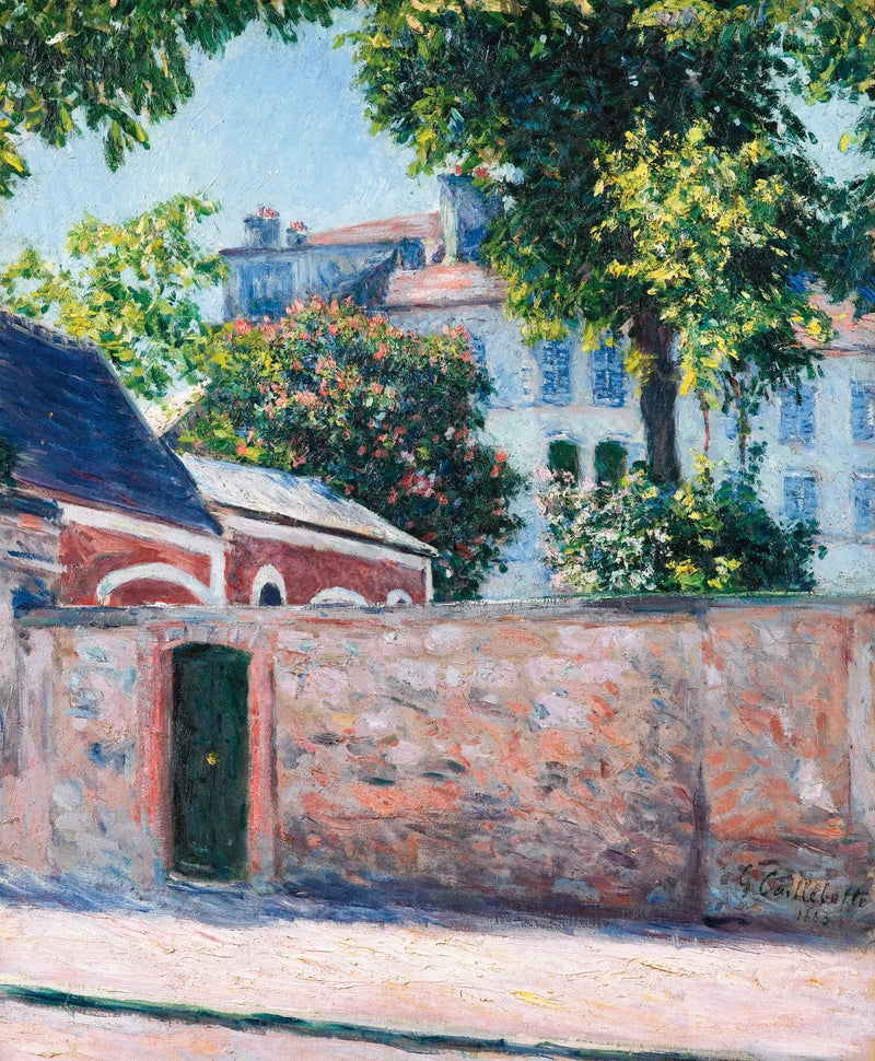 Casas em Argenteuil - Gustave Caillebotte