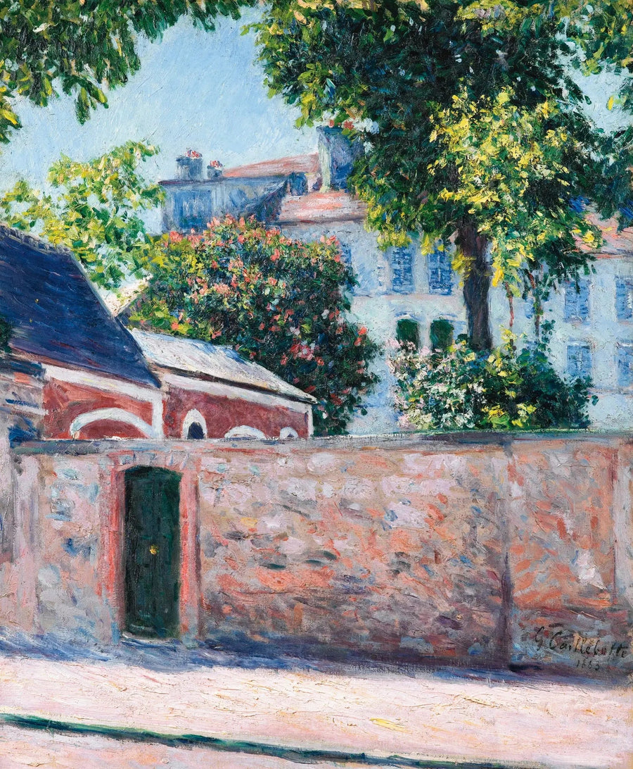Casas em Argenteuil - Gustave Caillebotte