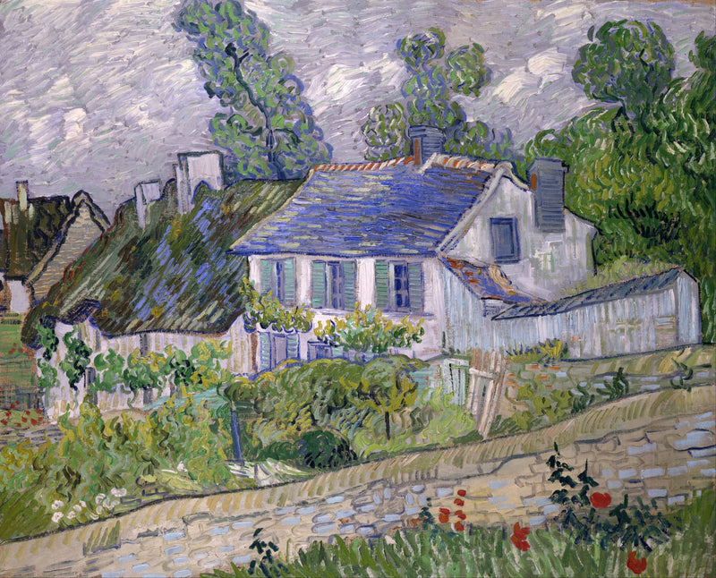 Casas em Auvers-sur-Oise - Vincent van Gogh