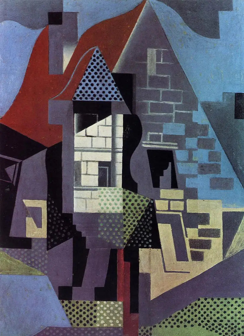 Casas em Beaulieu - Juan Gris