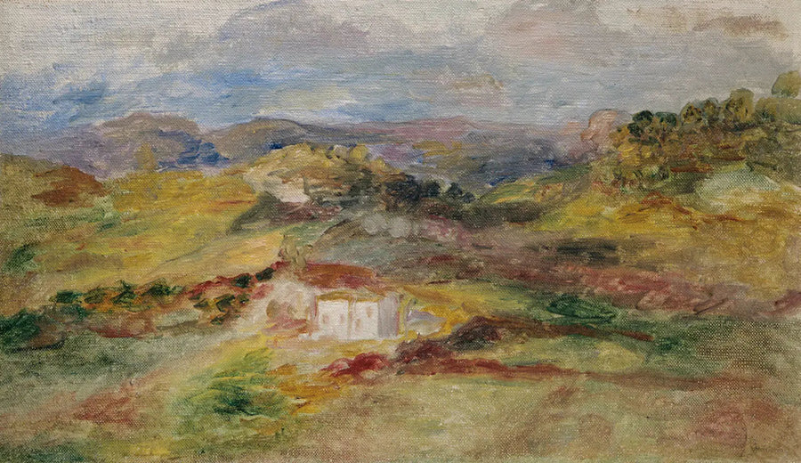 Casas em Cagnes - Pierre-Auguste Renoir