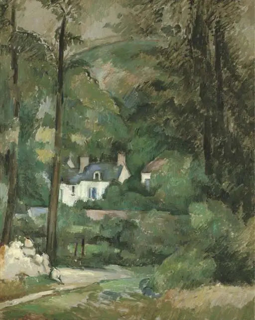 Casas em Chou, em Pontoise - Paul Cézanne