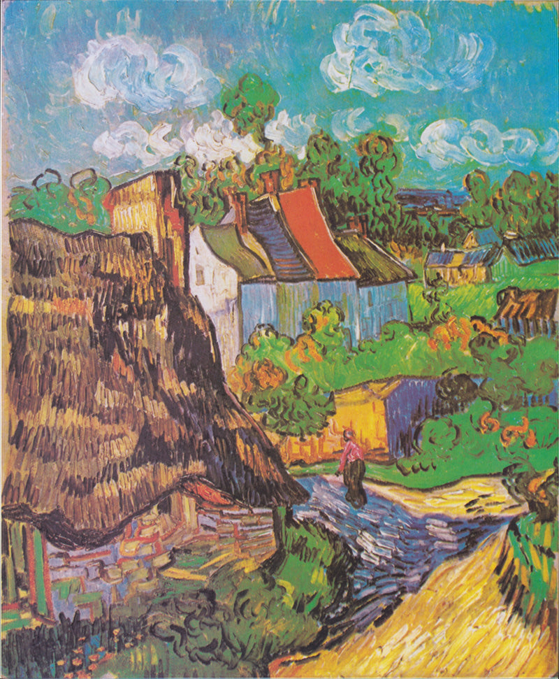 Casas em Auvers - Vincent van Gogh
