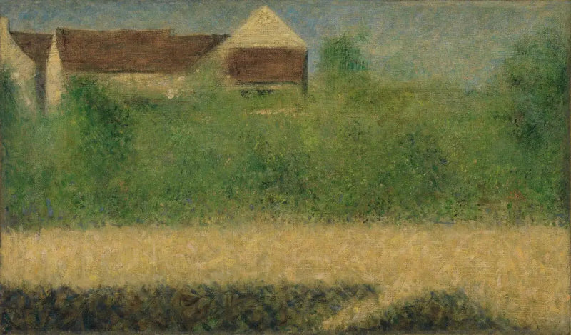 Casas e jardim - Georges Seurat
