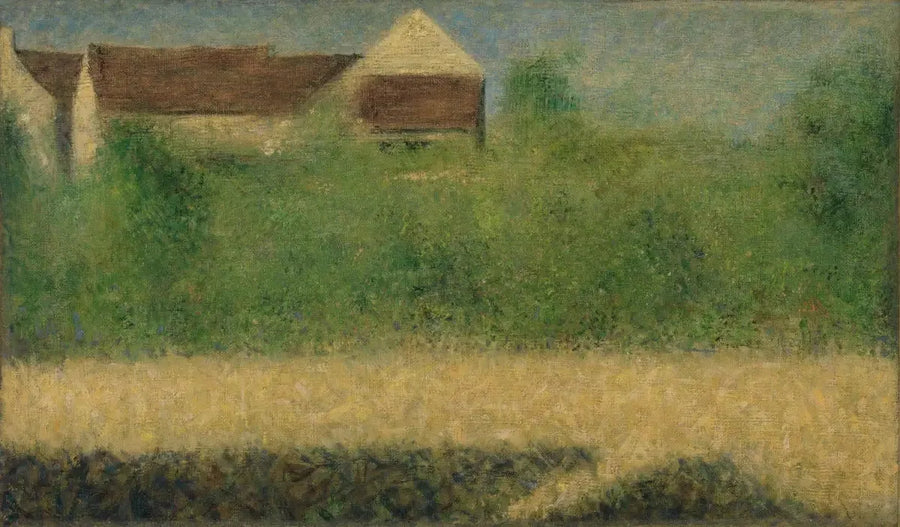 Casas e jardim - Georges Seurat
