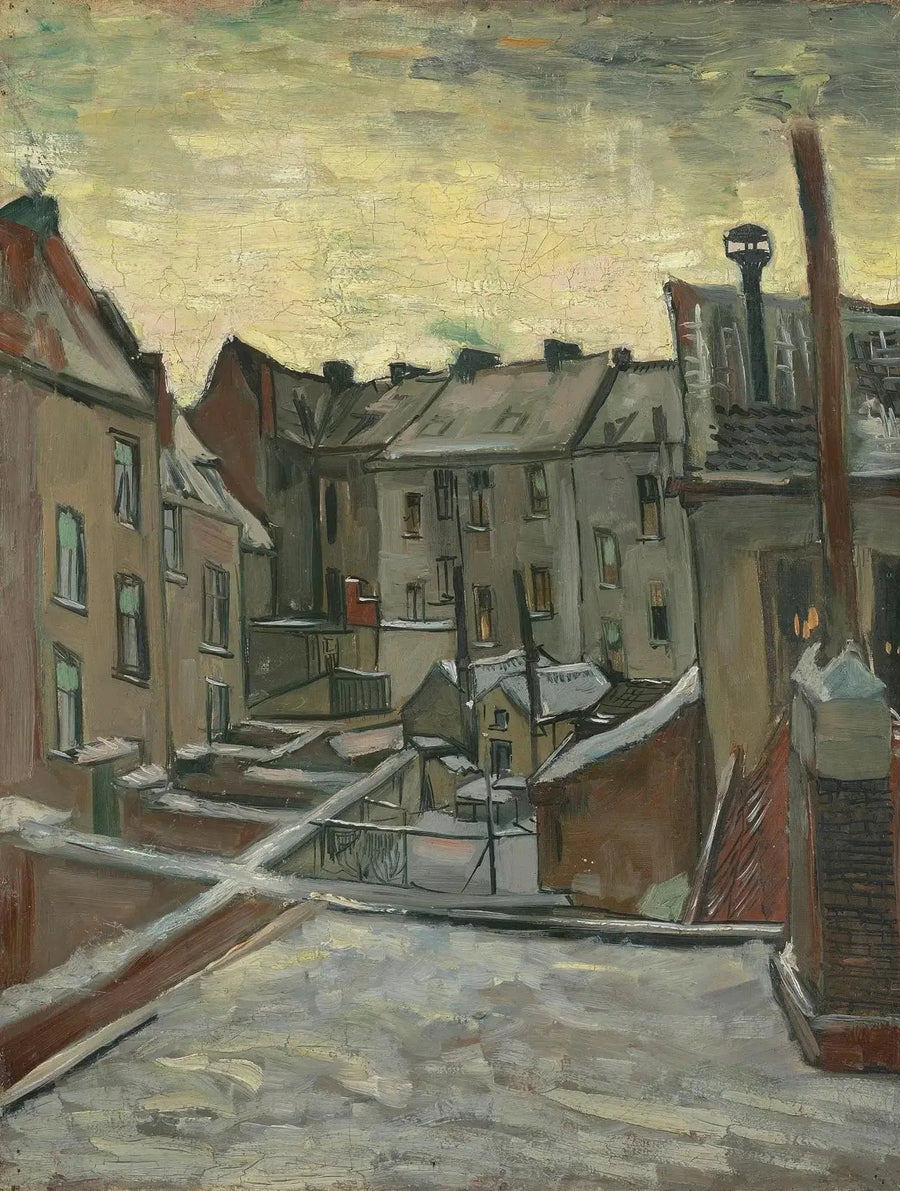 Casas vistas por trás - Vincent van Gogh