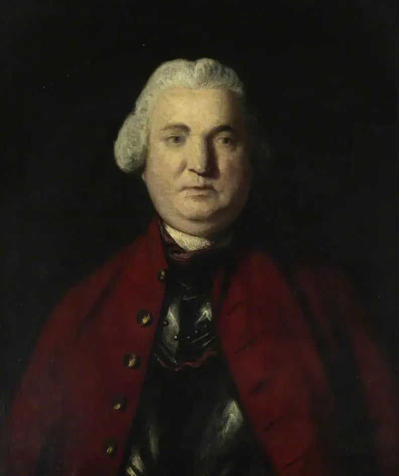 Major-general Stringer Lawrence (1697–1775), comandante-chefe das Índias Orientais (1752–1754 e 1761–1766) - Joshua Reynolds