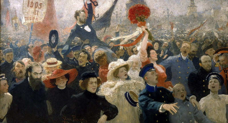 Manifestação de 17 de outubro de 1905 - Ilya Repin