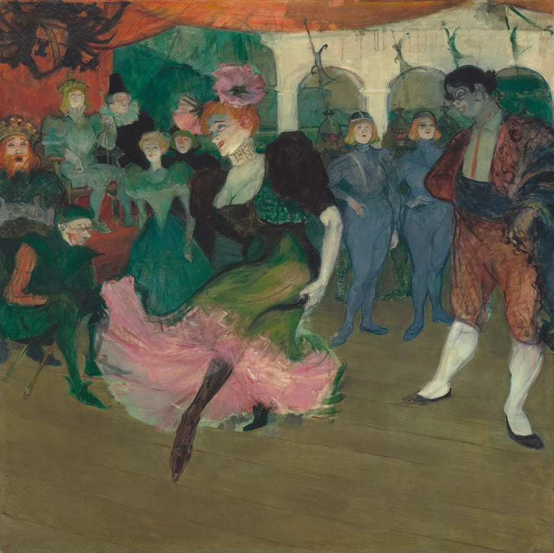 Marcelle Lender dançando o Bolero em Chilpéric - Henri de Toulouse-Lautrec