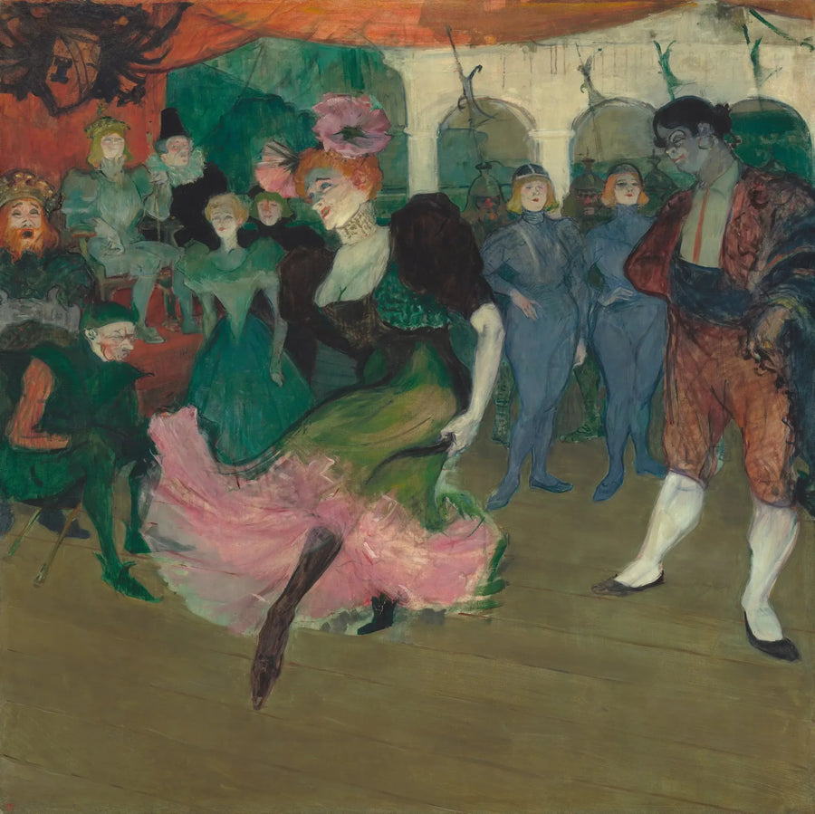 Marcelle Lender dançando o Bolero em Chilpéric - Henri de Toulouse-Lautrec