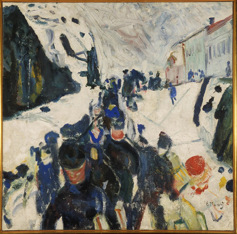Caminho na Neve - Edvard Munch