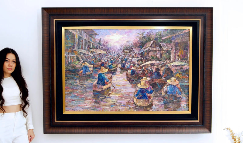 Mercado flutuante   | 145 x 105 cm
