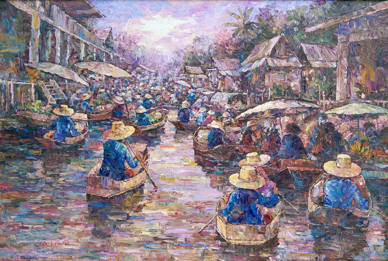 Mercado flutuante   | 145 x 105 cm