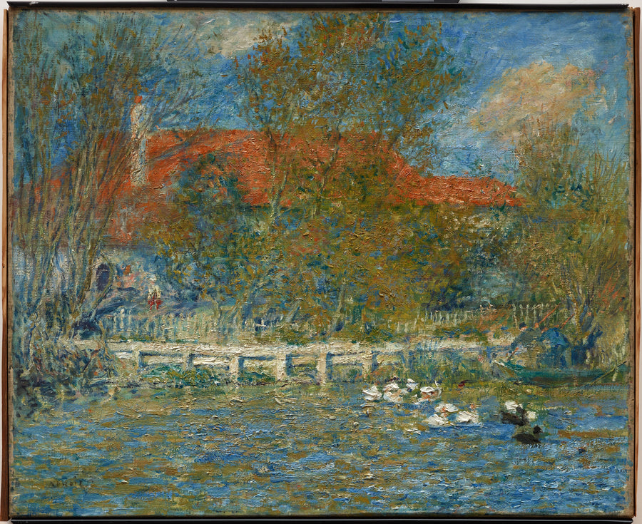 O lago dos patos - Pierre-Auguste Renoir
