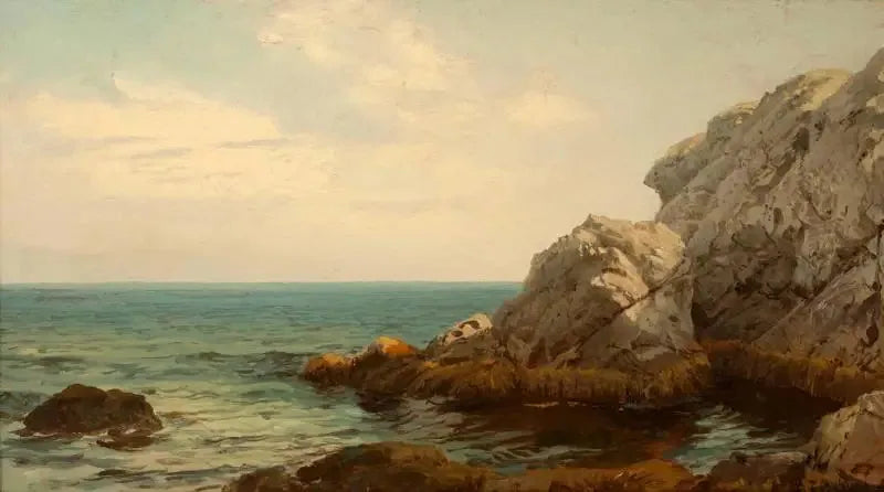 Maré baixa, Newport, Rhode Island - William Trost Richards