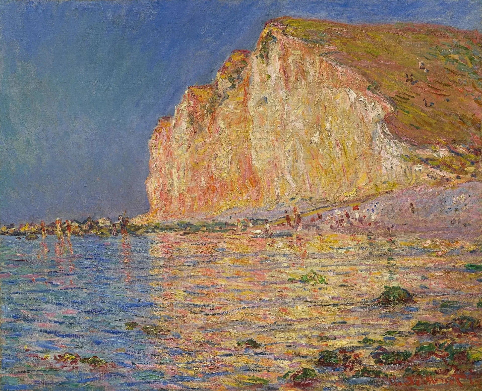 Marée basse aux Petites-Dalles W905 par Claude Monet, Museum Barberini