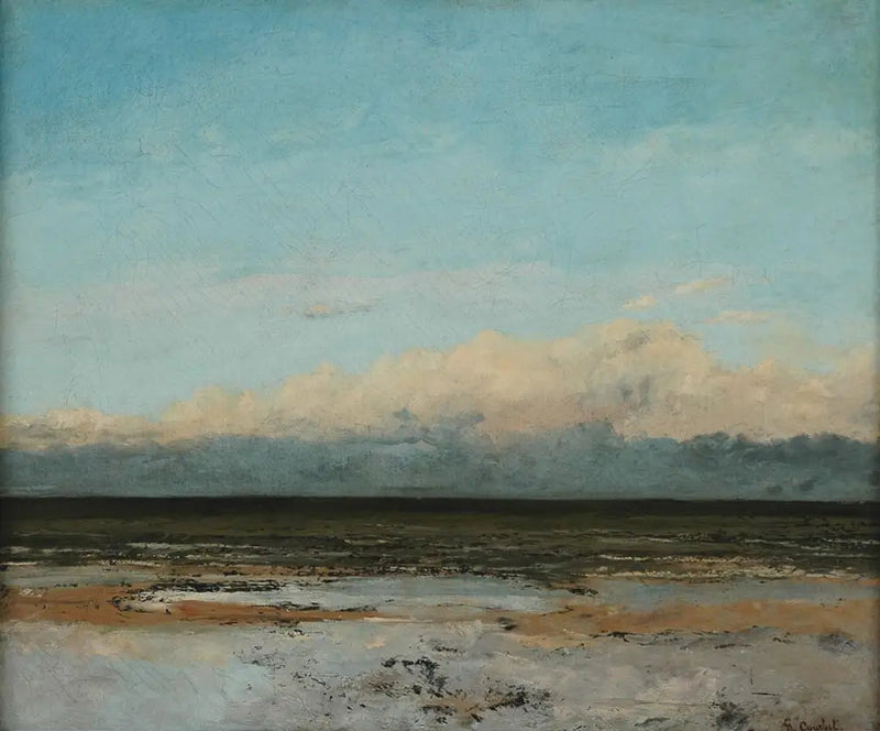 Maré Alta - Gustave Courbet