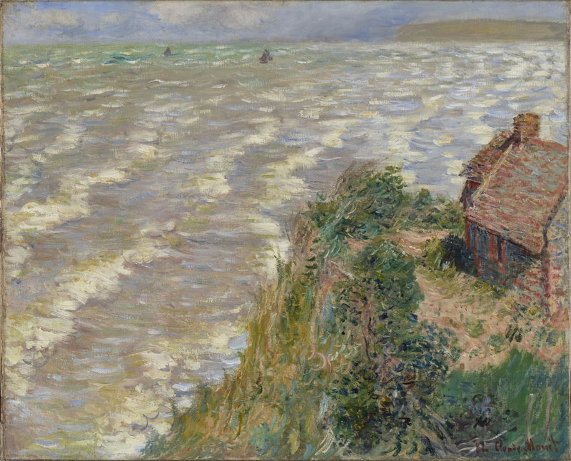 Maré crescente em Pourville W740 - Claude Monet