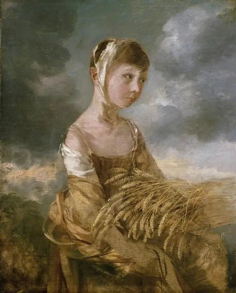 Margaret Gainsborough olhando - Thomas Gainsborough