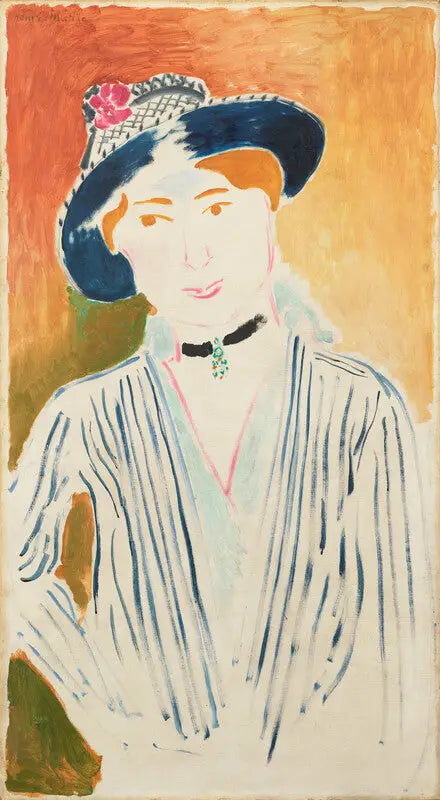 Margarida com o casaco listrado - Henri Matisse
