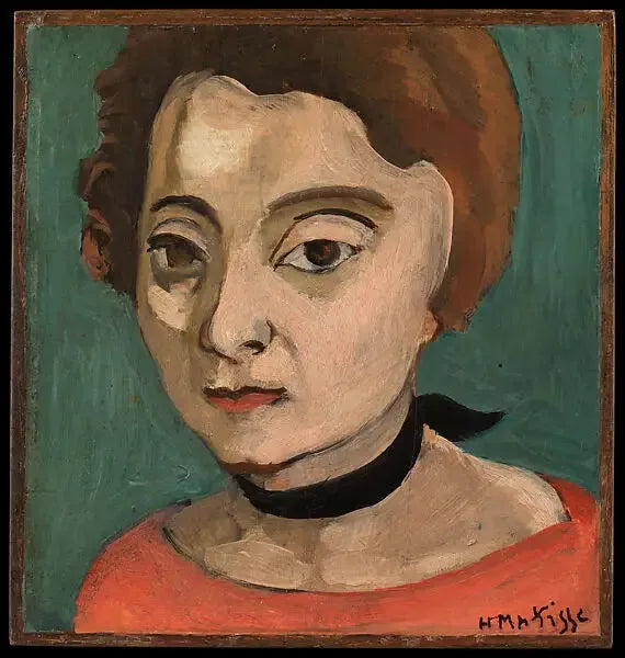 Margarida com fita de veludo preto - Henri Matisse