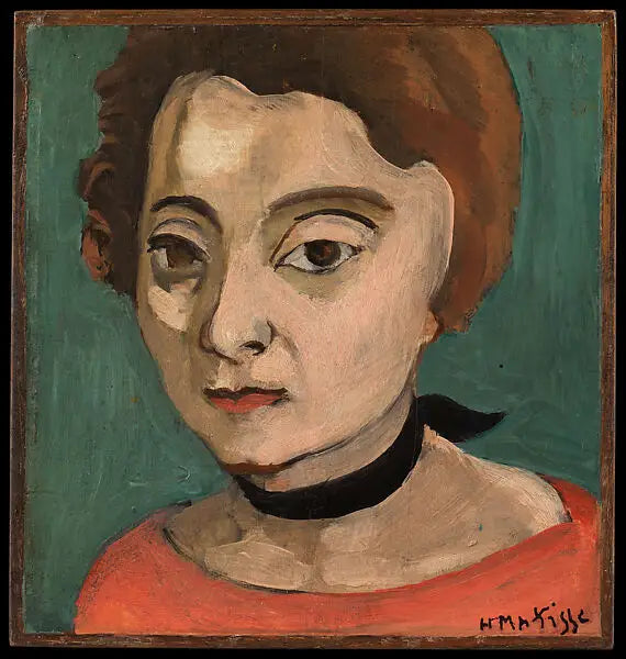 Margarida com fita de veludo preto - Henri Matisse