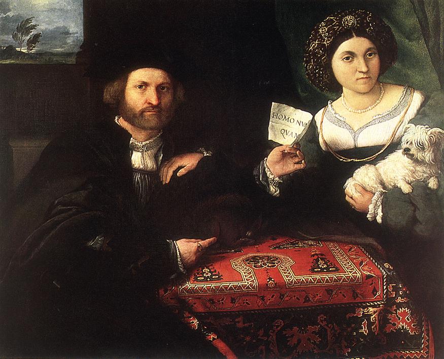 Mari e esposa - Lorenzo Lotto