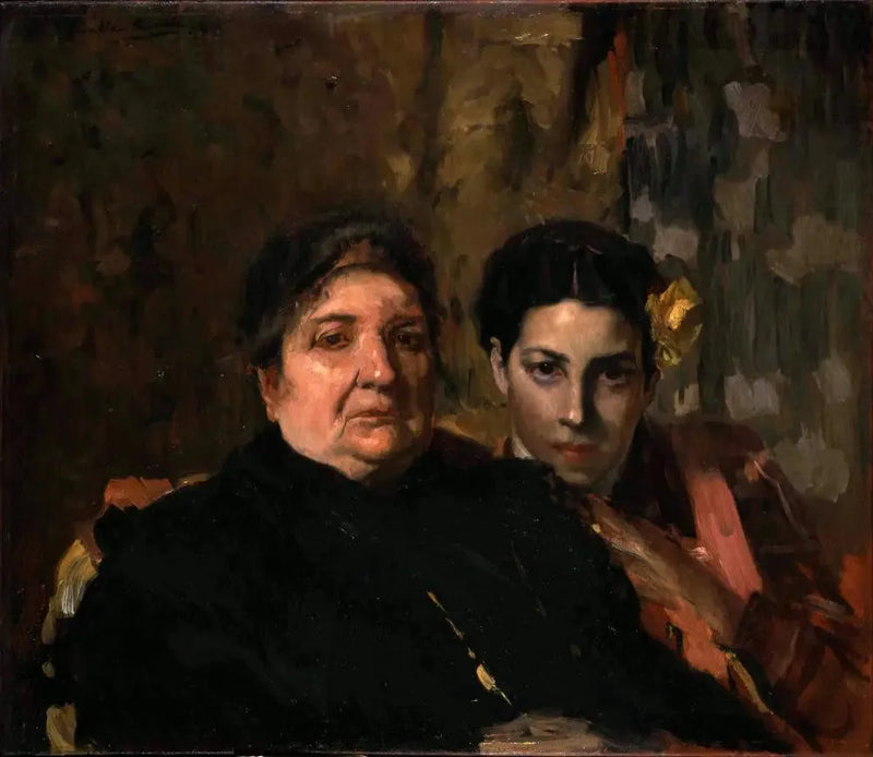 Maria e sua avó - Joaquín Sorolla