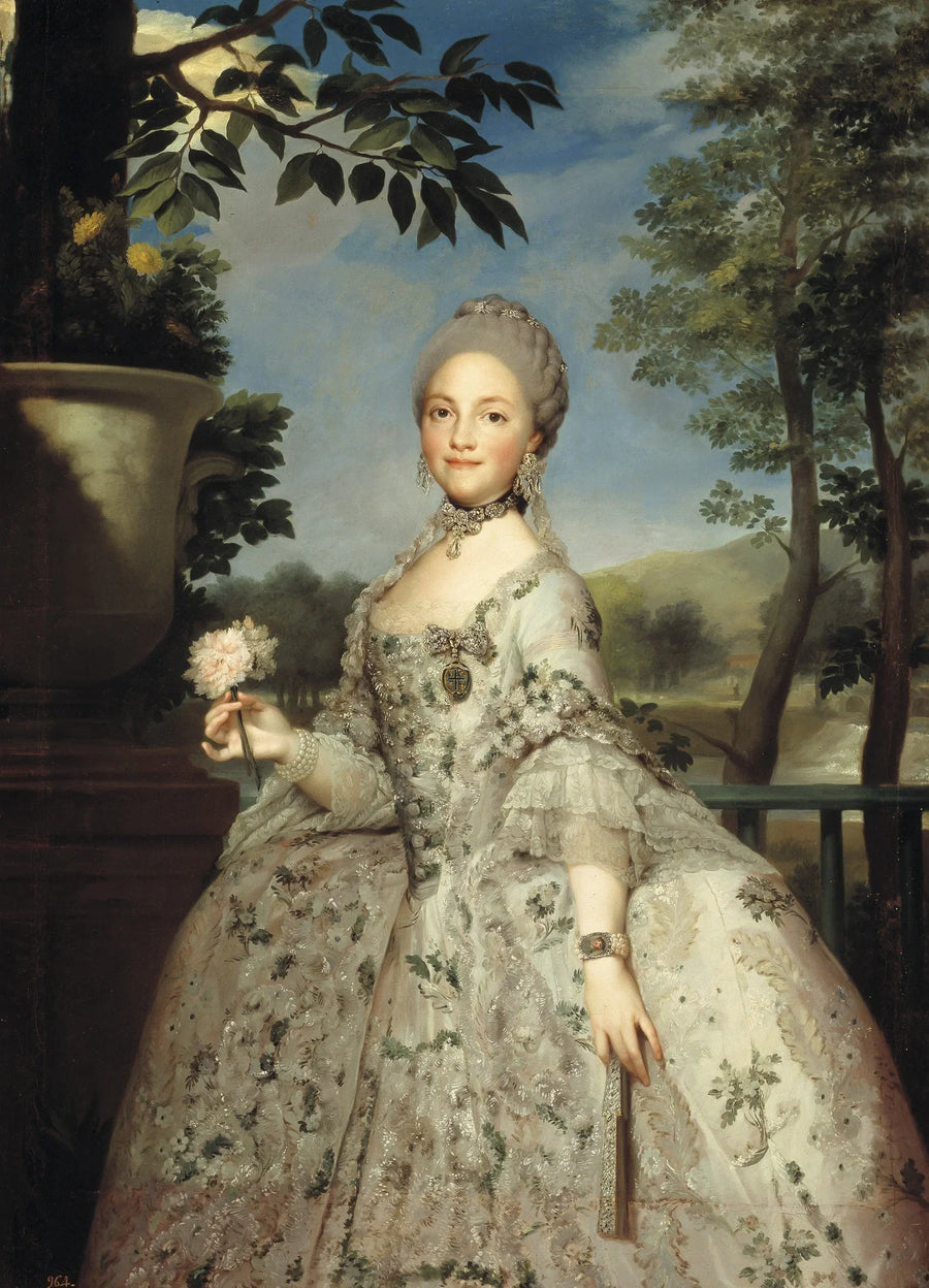 Maria Luísa de Parma, princesa das Astúrias - Anton Raphael Mengs