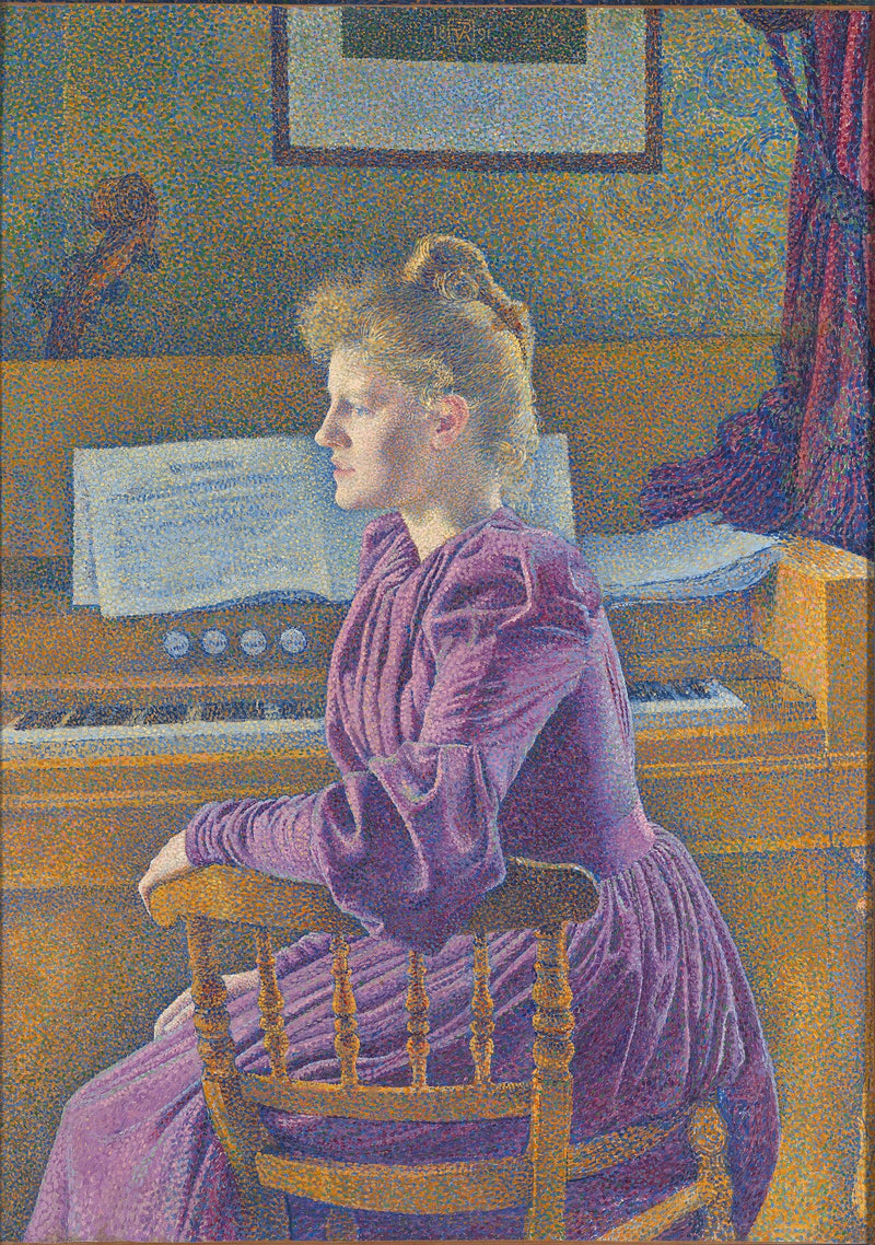 Maria Sèthe, a futura senhora Henry Van de Velde - Théo van Rysselberghe