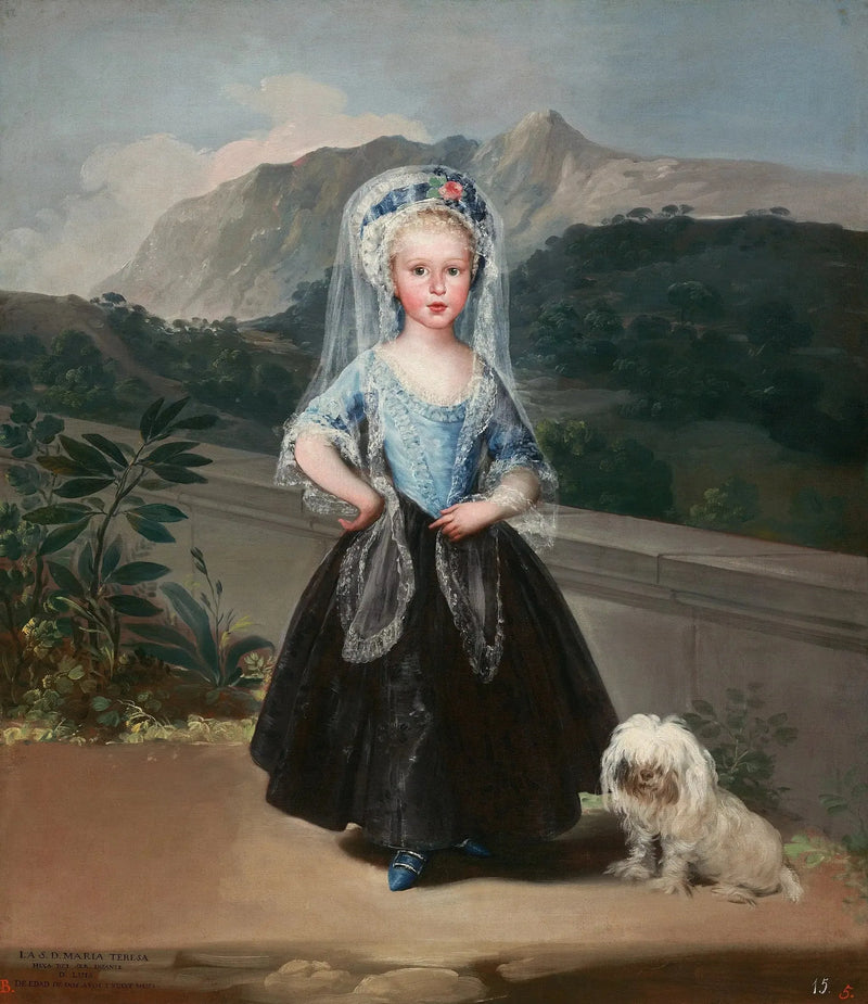 Maria Teresa de Bourbon e Vallabriga, mais tarde Condessa de Chinchón - Francisco de Goya