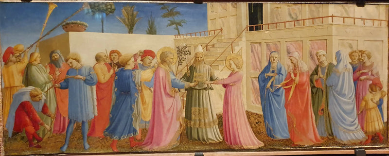 Casamento da Virgem - Fra Angelico