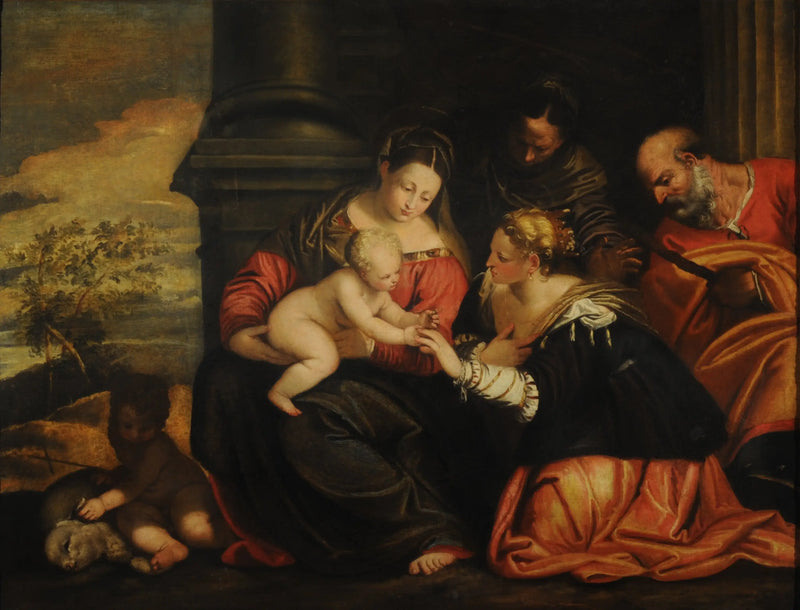 Casamento Místico de Santa Catarina de Alexandria - Paolo Veronese