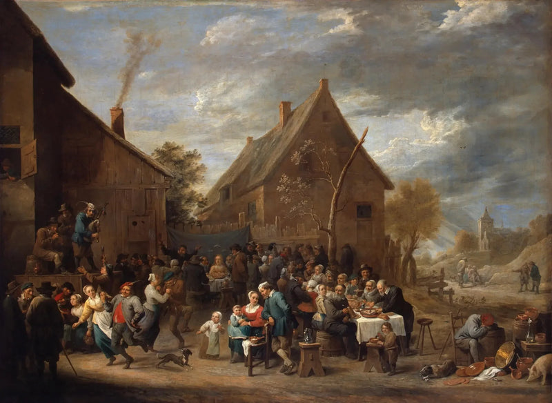 Casamento Camponês - David Teniers Júnior
