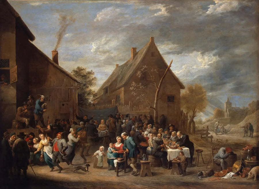 Casamento Camponês - David Teniers Júnior