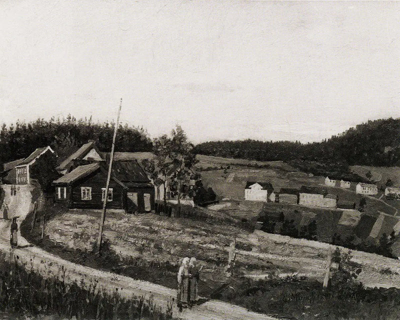 Maridalsveien em Nydalen - Edvard Munch