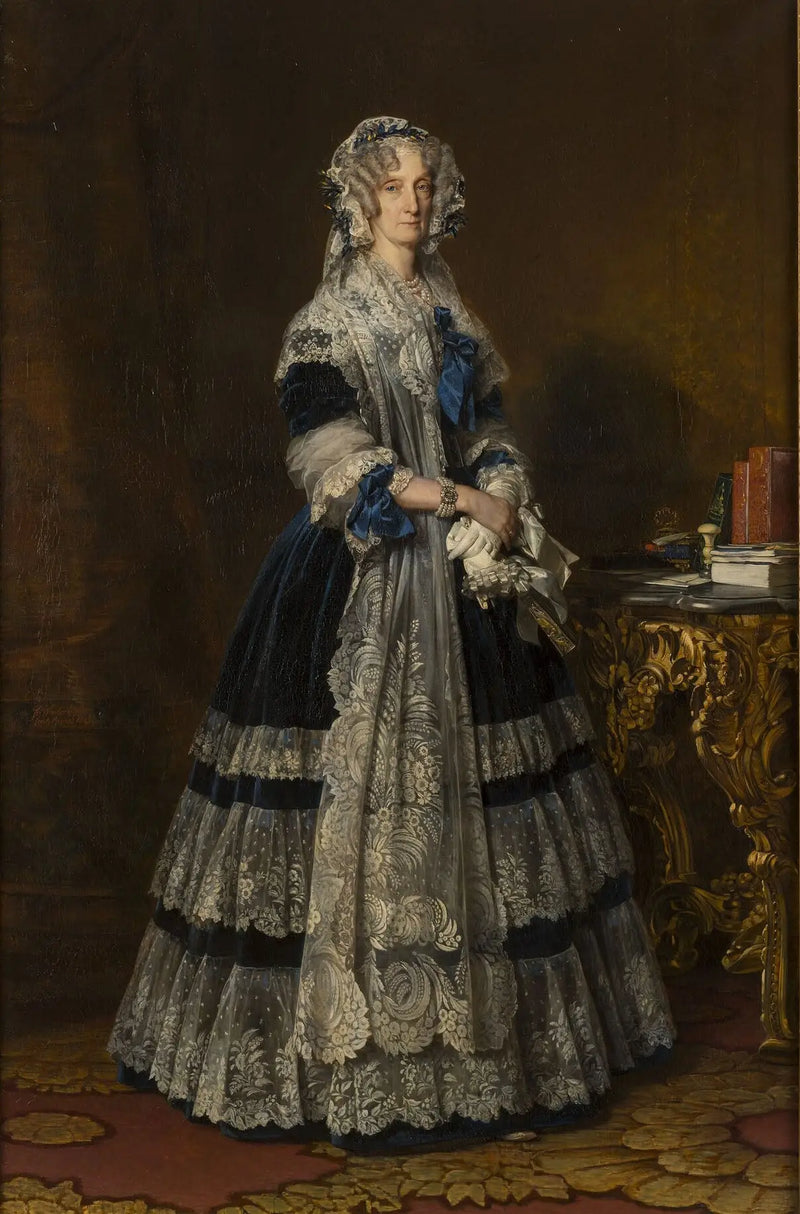 Marie-Amélie de Bourbon, princesa das Duas Sicílias, rainha dos Franceses (1782-1866) - Franz Xaver Winterhalter