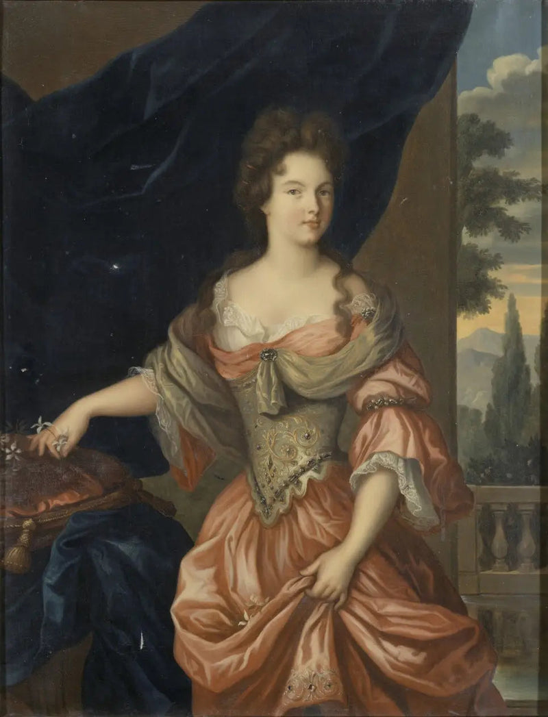Marie-Anne de Bourbon, duquesa de Vendôme (1678-1718) - Hippolyte Flandrin