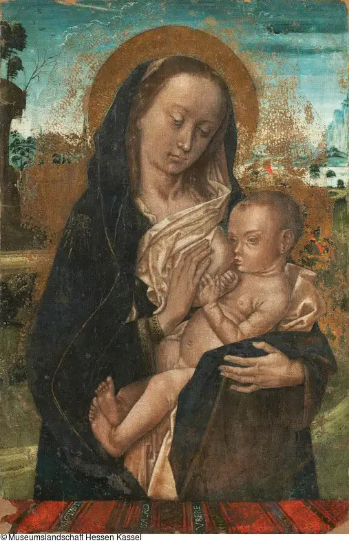 Maria com o Menino Jesus - Hugo van der Goes