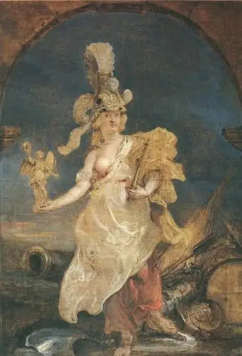 Marie de Médicis no papel de Bellona - Peter Paul Rubens