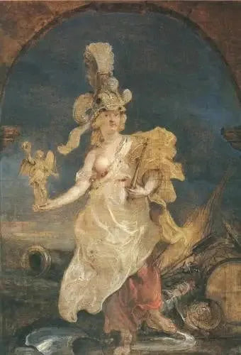 Marie de Médicis no papel de Bellona - Peter Paul Rubens