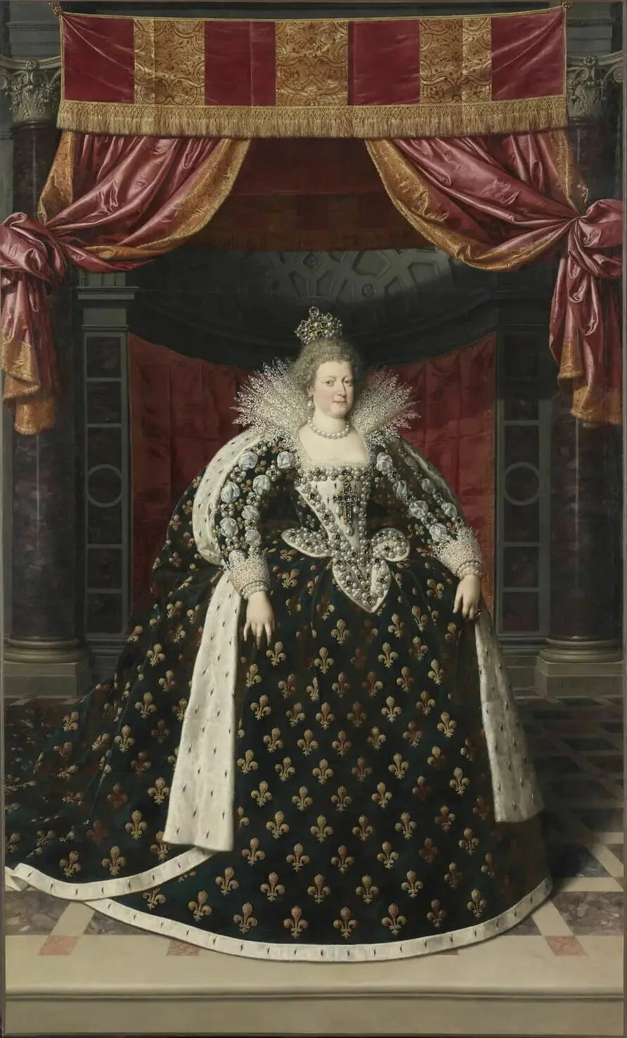 Maria de Médici, rainha da França - Frans Pourbus, o Jovem