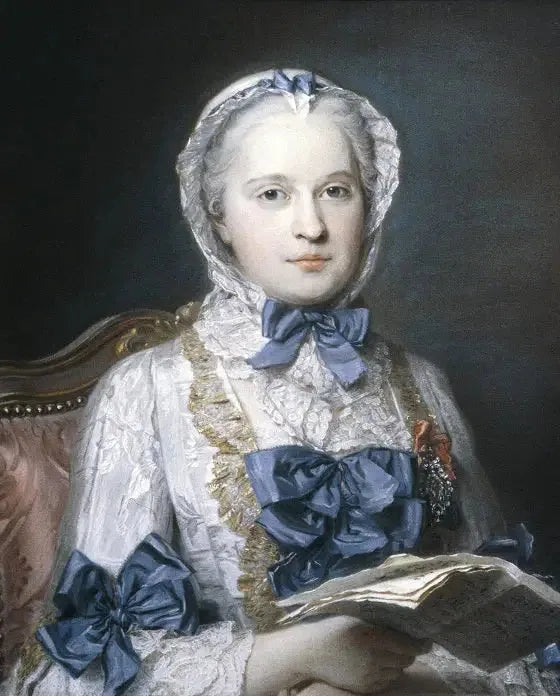 Marie-Josèphe de Saxe, duquesa herdeira (1731-1767) - Maurice-Quentin de La Tour