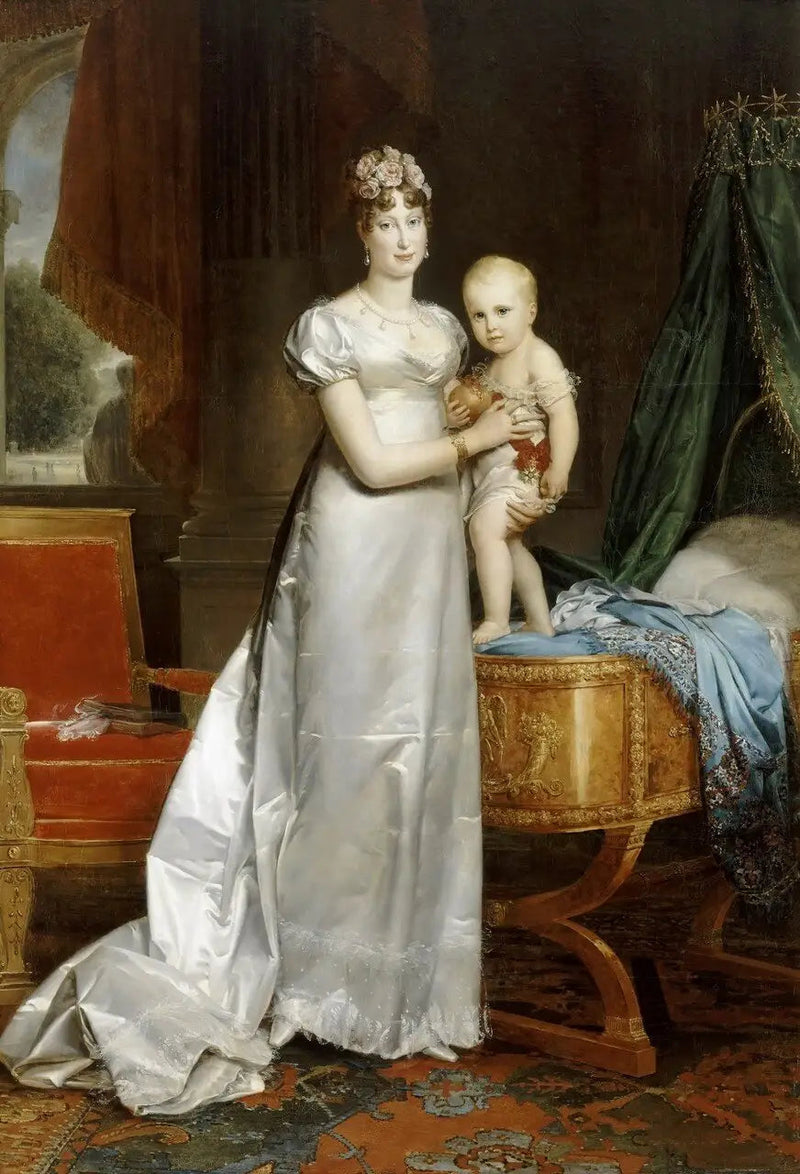 Marie-Louise, imperatriz dos franceses e o rei de Roma - François Gérard