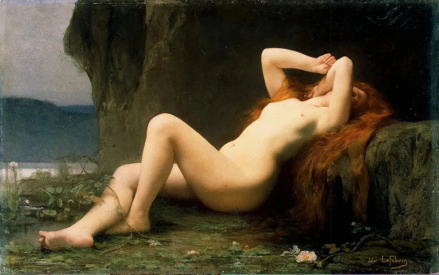  Maria Madalena na caverna - Jules Lefebvre