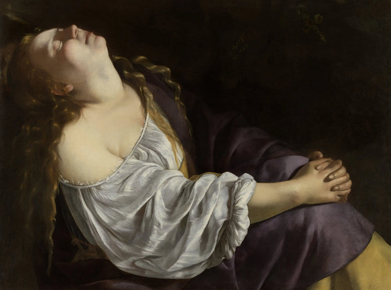 Maria Madalena em êxtase - Artemisia Gentileschi